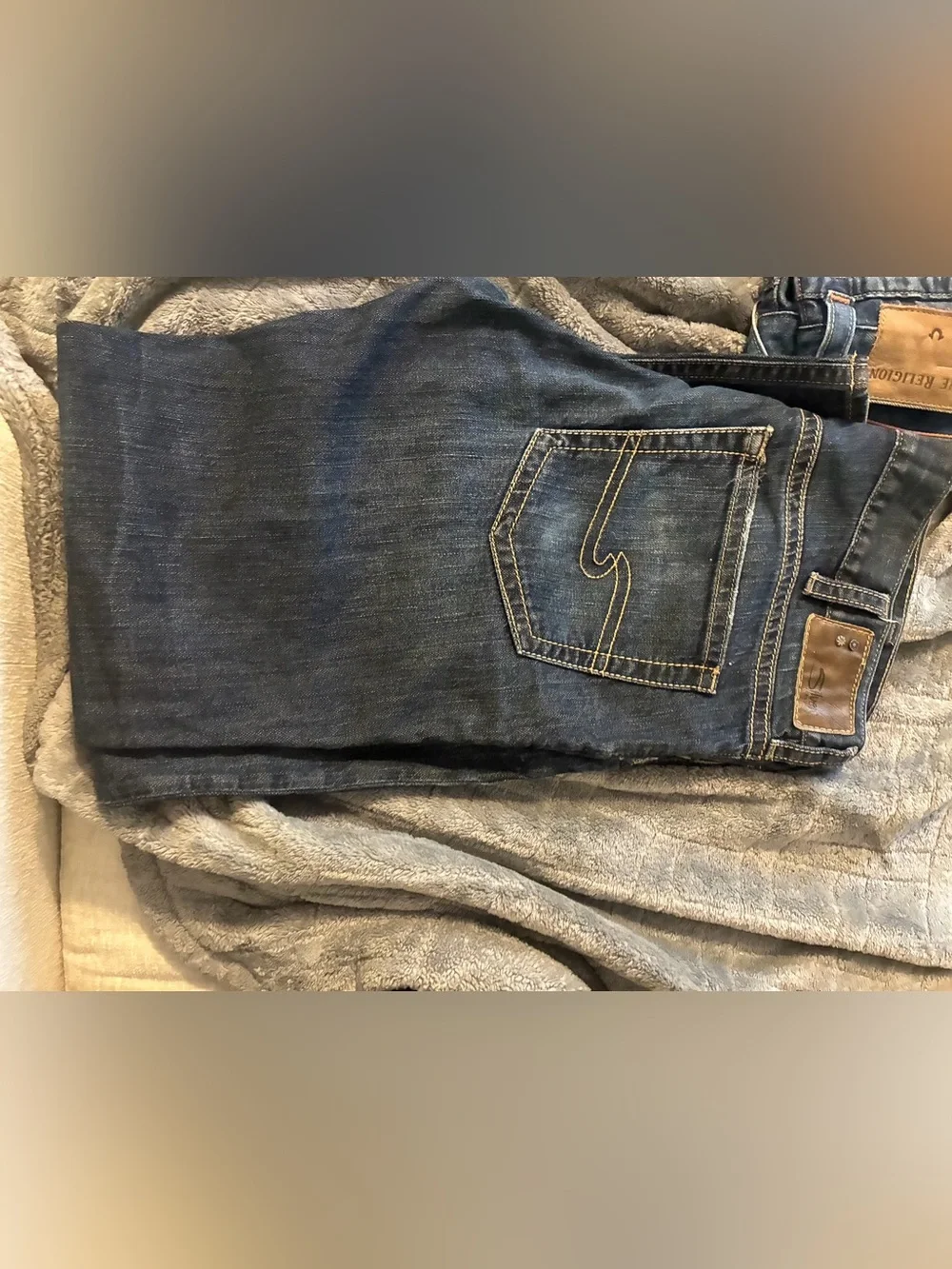 True Religion/Silver Men's Jeans Trio +1 in Dark Blue, Medium Blue & Light Blue